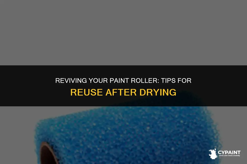 can i reuse paint roller that recently dried