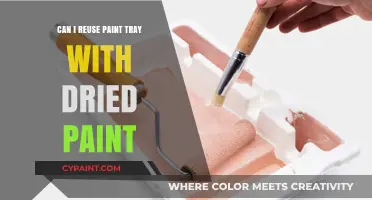Reviving Creativity: Repurposing Dried Paint Trays for New Projects