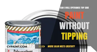 How to Roll Epithane Topside Paint Without Tipping