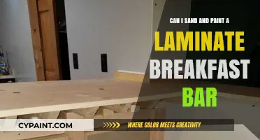 How to Sand and Paint a Laminate Breakfast Bar