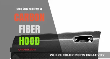 How to Sand Paint Off a Carbon Fiber Hood