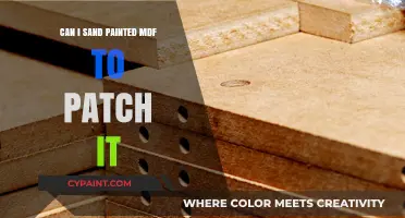 Reviving Your MDF: A Guide to Sanding Painted Surfaces for Flawless Patching