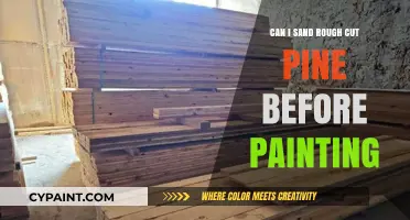 Smooth Finish: Sanding Rough-Cut Pine Before Painting