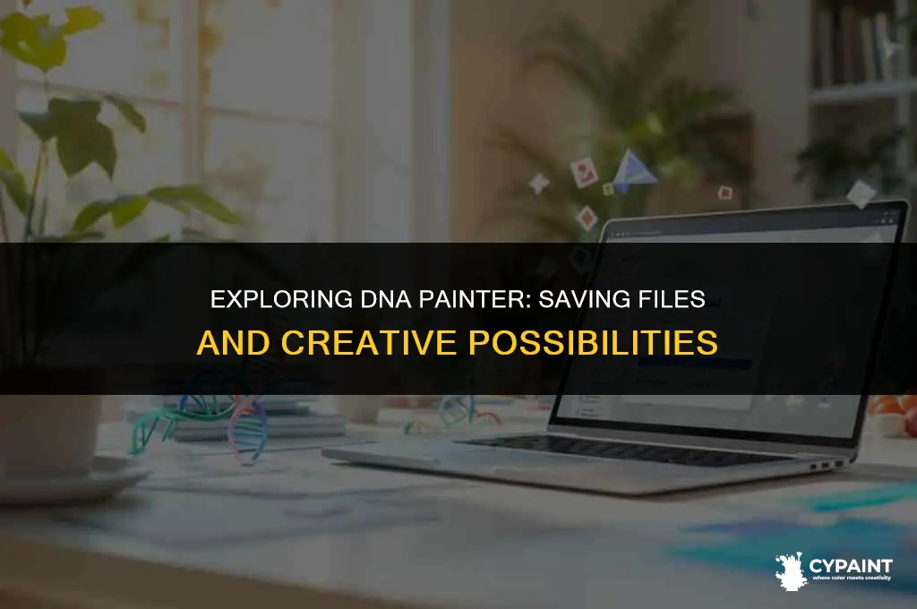 can i save a file from dna painter