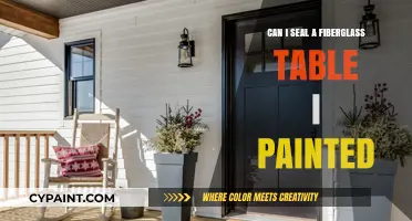 Revamping Your Fiberglass Table: A Guide to Sealing Painted Surfaces