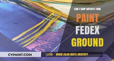 Shipping Artist Tube Paint via FedEx Ground: A Comprehensive Guide