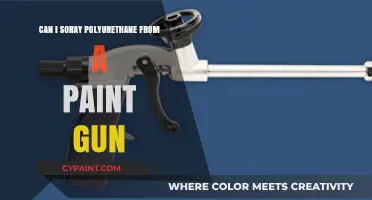 Spraying Polyurethane from a Paint Gun: Tips and Techniques