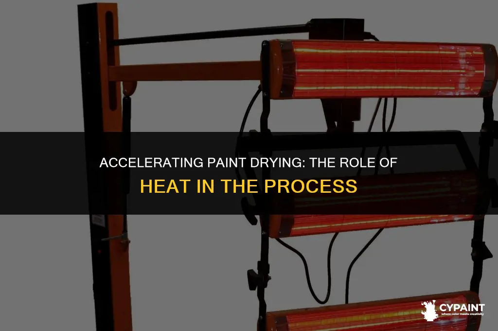 can i speed up paint drying with heat