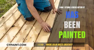 Staining Over Painted Decks: Is It Possible and How to Do It