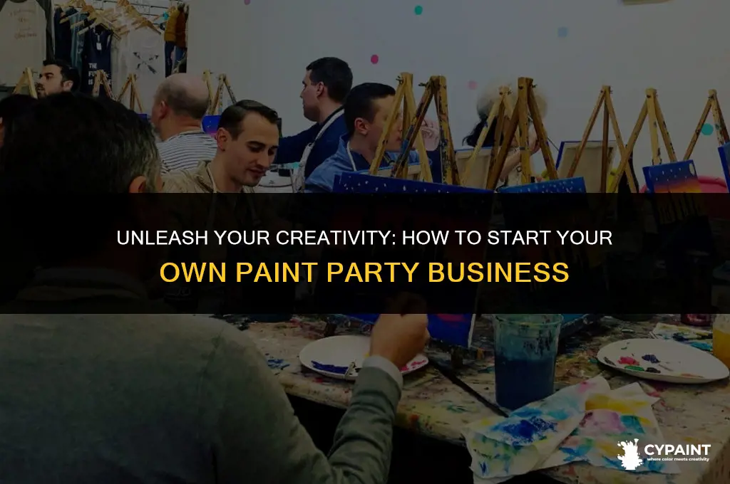 can i start a paint party business myself