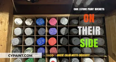 Safely Storing Paint Buckets on Their Side: Tips and Tricks