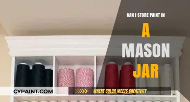 Creative Storage Solutions: Using Mason Jars for Paint
