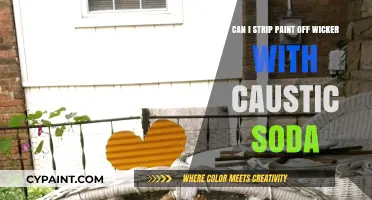 Stripping Wicker: Caustic Soda for Paint Removal