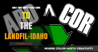 Disposing of Empty Paint Cans in Idaho Landfills: What You Need to Know