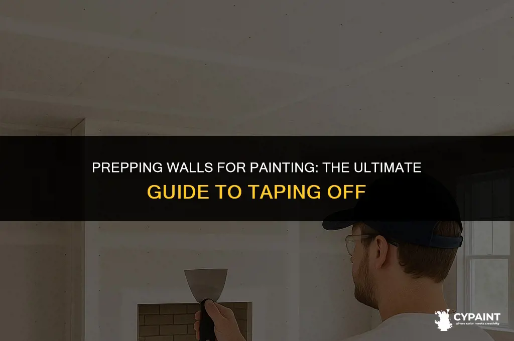 can i tape off the night before painting