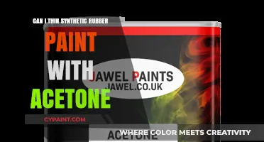 Solving Paint Problems: Acetone as a Thinner for Synthetic Rubber Paint