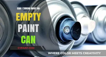 Proper Disposal of Empty Paint Cans: A Comprehensive Guide