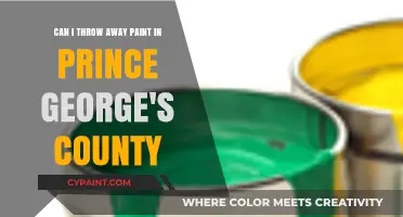 Proper Paint Disposal in Prince George's County: Rules and Tips