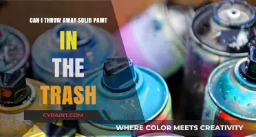 How to Dispose of Solid Paint Responsibly
