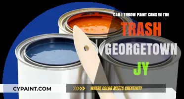Proper Disposal of Paint Cans in Georgetown, KY: Trash or Not?