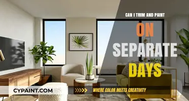 Transform Your Space: Trimming and Painting on Different Days