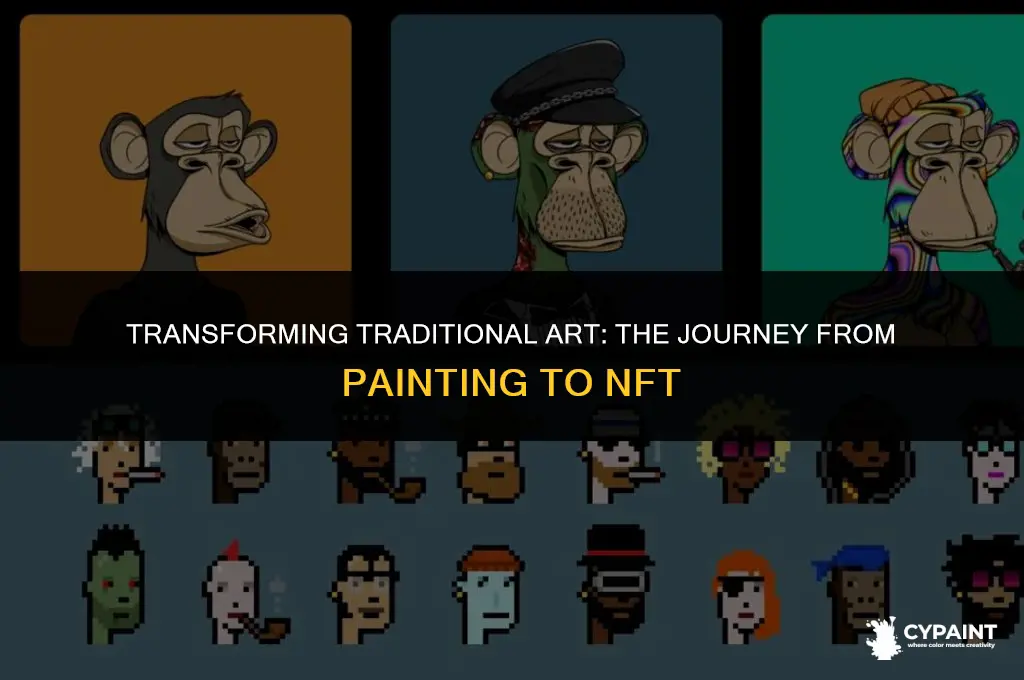 can i turn a painting into an nft