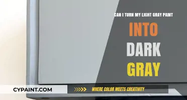 Transforming Light Gray Paint to Dark Gray: Simple Mixing Techniques