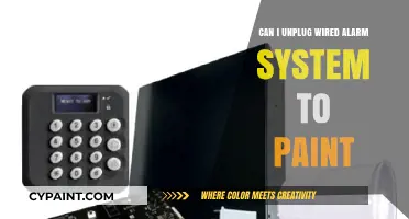 Safely Painting Around Your Wired Alarm System: A Guide