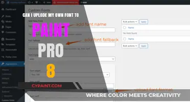 Upload Custom Fonts to Paint Pro 8: A Step-by-Step Guide