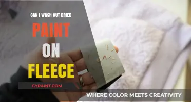 Reviving Fleece: Effective Methods to Remove Dried Paint Stains