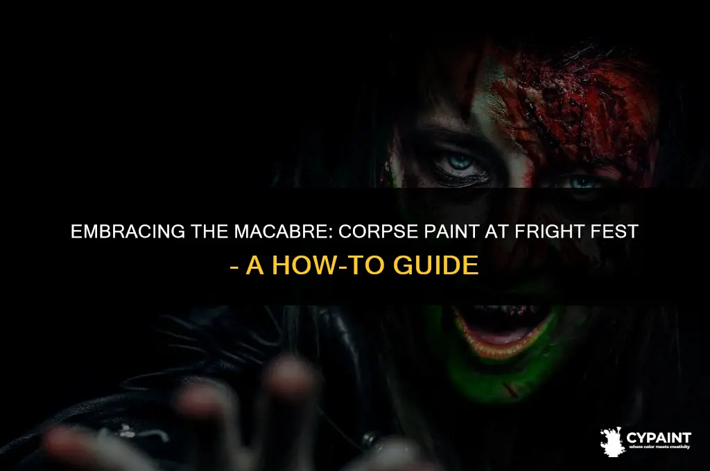 Embracing The Macabre: Corpse Paint At Fright Fest - A How-To Guide ...