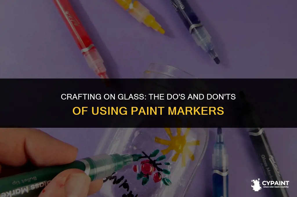 can i write on glass with paint marker