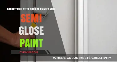 Painting Interior Steel Doors: Semi-Gloss Paint Compatibility Guide