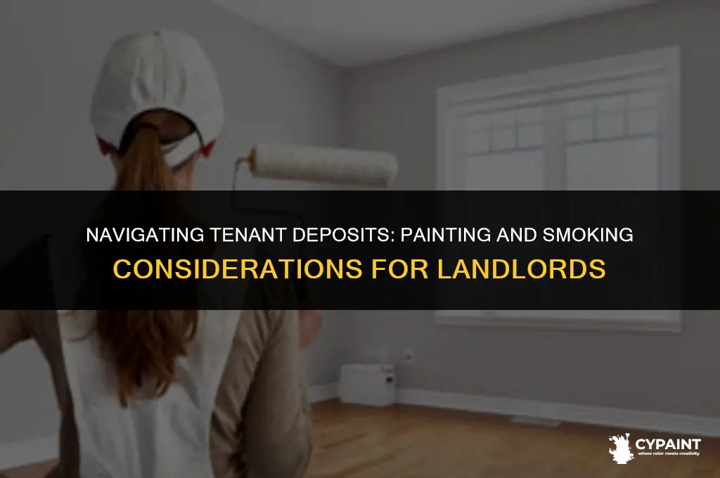 can landlord keep deposit for painting from smoking