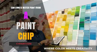 Lowe's Paint-Matching: Chip to Wall in a Snap