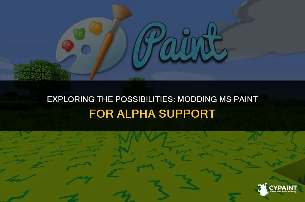 can ms paint be modded to support alpha