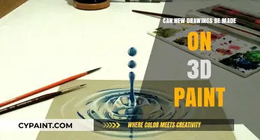 Exploring Creativity: Can New Drawings Be Made on 3D Paint?
