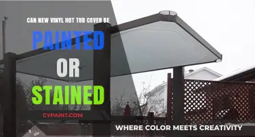 Painting or Staining New Vinyl Hot Tub Covers: What You Need to Know