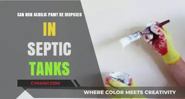 Safe Disposal of Non-Acrylic Paint: Septic Tank Concerns