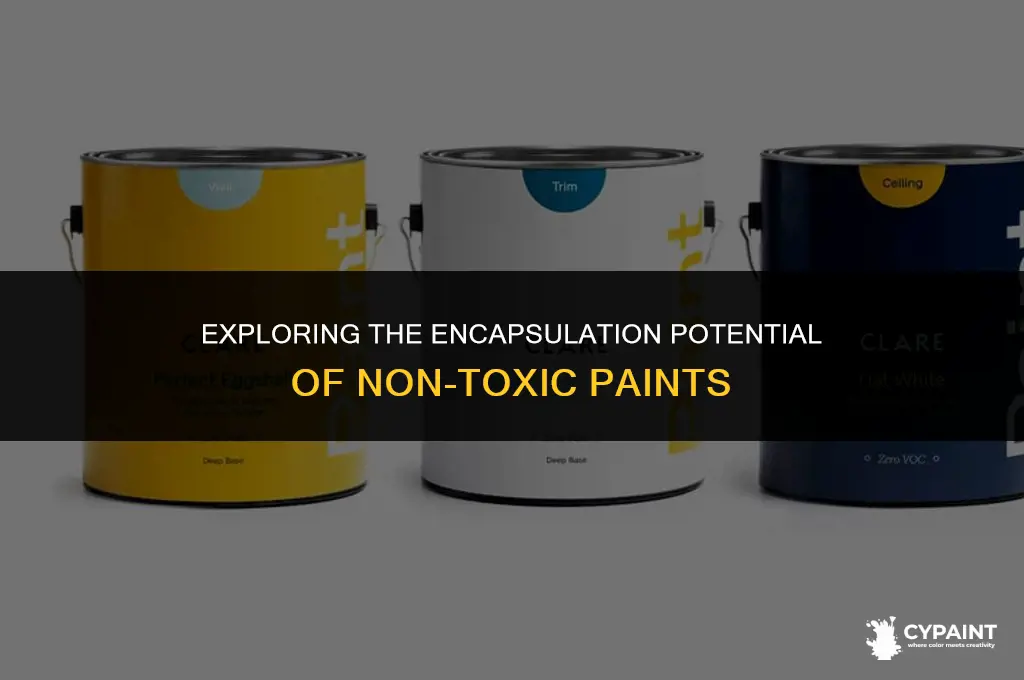 can non toxic paint act as a encapsulator