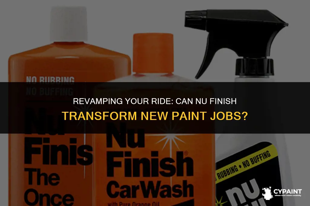 can nu finish be applied to new paint
