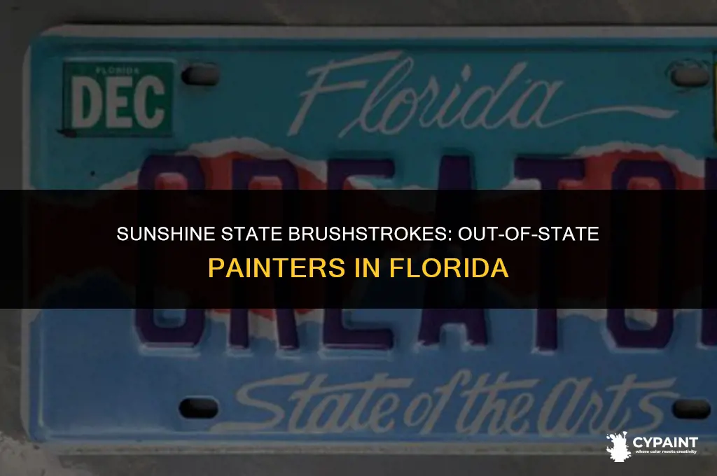 can out of state painters paint in florida