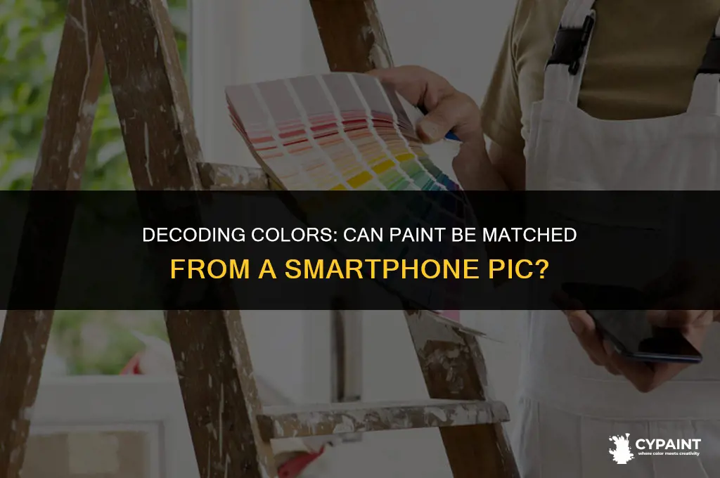 can paint be matched from a smartphone pic