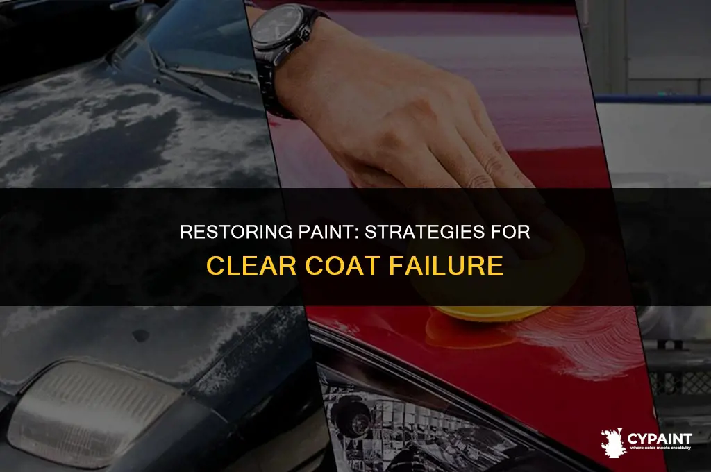 can paint be restored when clearcoat is failing