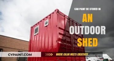Safeguarding Your Paint: Outdoor Shed Storage Tips