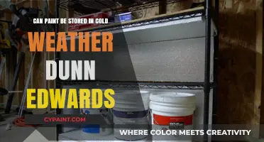 Storing Dunn Edwards Paint: Cold Weather Concerns