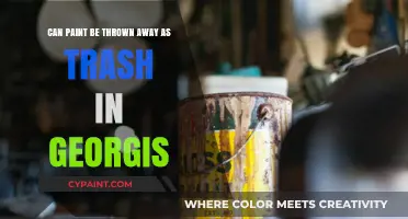How to Dispose of Paint in Georgia