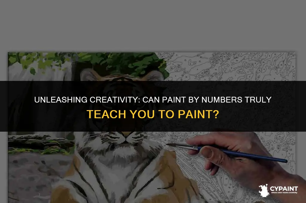 can paint by numbers teach you to paint