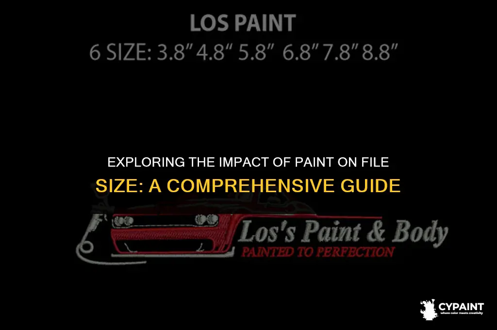 can paint change the size of a file