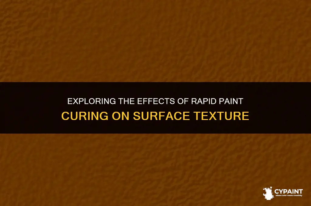 can paint curing too fast cause orange peel
